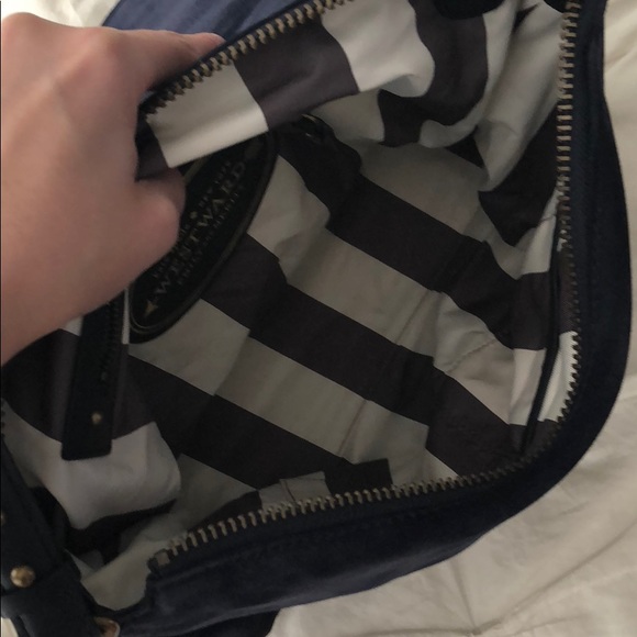 Kate Spade Westward Wanderlust Navy Satchel - Picture 6 of 8